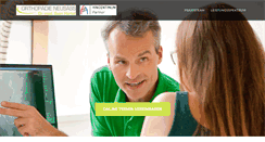 Desktop Screenshot of orthopaedie-neusaess.com